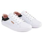 Tênis casual branco e preto - Joinville