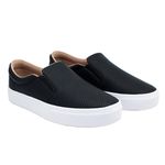 Tênis slip on sola alta preto - São Paulo