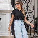 Blusa lisa preta