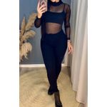 Body Tule Preto