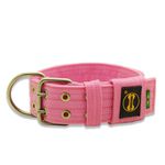 Coleira Para Cachorro Personalizada Rosa