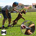 Coleira Para Cachorro Poderosso (cinza e preto)