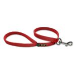 Coleira Para Cachorro Amorosso + Guia Curta 80cm (VERMELHO) 