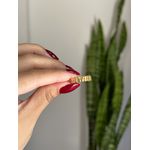 Anel Detalhado Ripado Liso