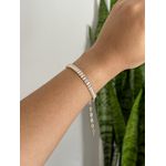 Pulseira Riviera Baguete Cristal 