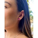 Conjunto Coração Lapidado Pink