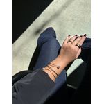 Bracelete Mola Ponto de Luz Ouro 
