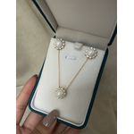 Conjunto Pérola Shell Banhado a Ouro 