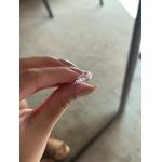 Piercing Fake Zircônias Baguetes Banho em Ródio Branco