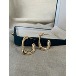 Brinco Argola Banhado a Ouro 
