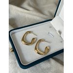 Brinco Argola Banhado a Ouro 