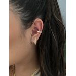 Piercing Fake Cravejado Banhado a Ouro 