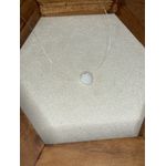 Colar Fio Nylon Coração Madrepérola