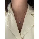 COLAR FILHOS ZIRCÔNIA CRISTAL BANHADO A OURO 