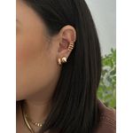 PIERCING FAKE FILEIRAS MAXI BANHADO A OURO