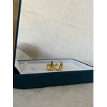 Brinco Argola Triangular Banhado a Ouro