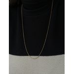 COLAR BOLINHAS 60CM BANHADO A OURO