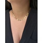 CHOKER TRIÂNGULOS BANHADA A OURO