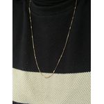 COLAR VENEZIANA PALITOS 60CM BANHADO A OURO