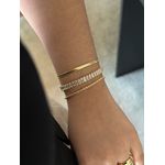 Pulseira Riviera Baguete Cristal 