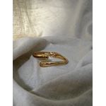 BRACELETE GOTA DUPLA BANHADO A OURO