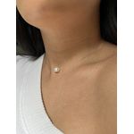 COLAR FIO DE NYLON COM PÉROLA BARROCA 