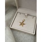 PINGENTE ESTRELA DO MAR BANHADO A OURO 