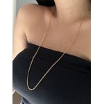 COLAR ELOS LONGO 70CM BANHADO A OURO