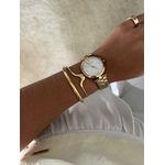 Bracelete Formato Orgânico Ajustável Banhado a Ouro