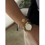 Pulseira Elos São Bento Banhada a Ouro