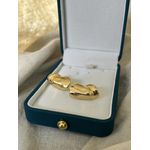 BRINCO EAR CUFF ORGÂNICO BANHADO A OURO