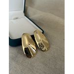 BRINCO CHAPA ORGÂNICO BANHADO A OURO 