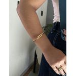 BRACELETE PREGO BANHADO A OURO