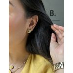 Brinco Quadrado Abaulado 