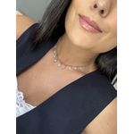 Choker Gotinhas Cristais 