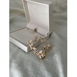 Brinco Ear Cuff Borboleta Micro Cravejado 