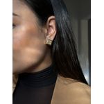 Brinco Quadrado Liso 