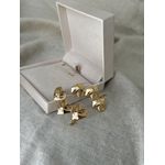 Brinco Ear Cuff Coração Sextavado