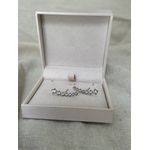 Brinco Ear Cuff Zircônias Banhado a Ródio Branco