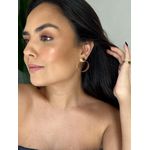 BRINCO FRONTAL REDONDO BANHADO A OURO