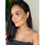 BRINCO FRONTAL REDONDO BANHADO A OURO