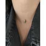 Colar Fio de Nylon com Nossa Senhora Banhada a Ouro