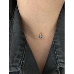 Colar Fio de Nylon com Nossa Senhora Banhada a Ouro