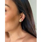 BRINCO ESPÍRITO SANTO CRAVEJADO BANHADO A OURO 