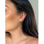 BRINCO ARGOLINHA ESPÍRITO SANTO BANHADO A OURO 