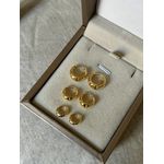 BRINCO ARGOLINHA ABAULADA BANHADA A OURO 