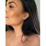 BRINCO CORAÇÃO LISO BANHADO A OURO