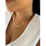 COLAR FITA DETALHADO BANHADO A OURO