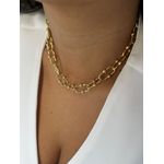 CHOKER ELOS COM ESFERAS BANHADA A OURO