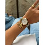 PULSEIRA PINGENTE ORGÂNICO BANHADA A OURO 